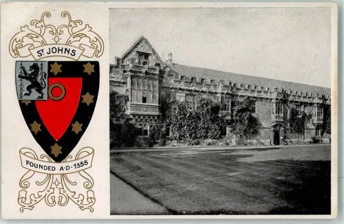 Cambridge St. Johns College Wappen
