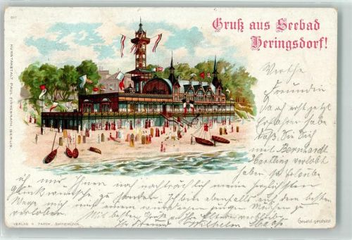 Seebad Heringsdorf 1899 Strand