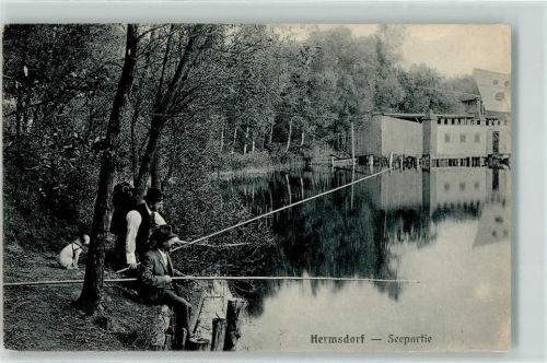 10115 W1000 Hermsdorf 1918 - Angler Hund