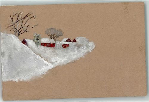 1911 handgemalt Winter