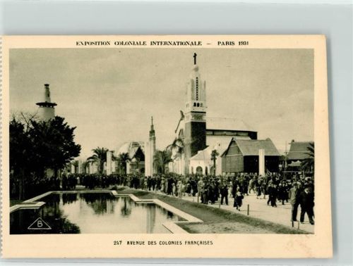 Paris Exposition Coloniale Internationale 1931 Nr 247 Avenue des Colonies Francaises