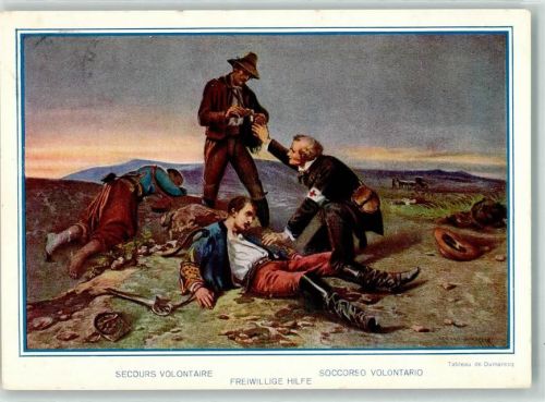 1928 Freiwillig Hilfe im Feld Henry Dunnant 1828-1928