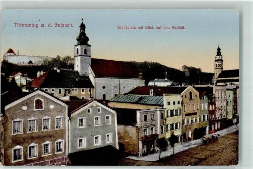 84529 W8261 Tittmoning - Stadtplatz Schloss