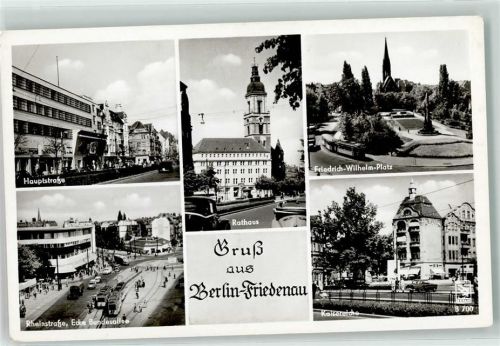 Friedenau Hauptstraße Rathaus Friedrich-Wilhelm-Platz Kaisereiche