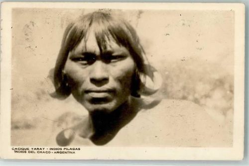 Buenos Aires Indio del Chaco Foto-AK Ort lt. Stempel