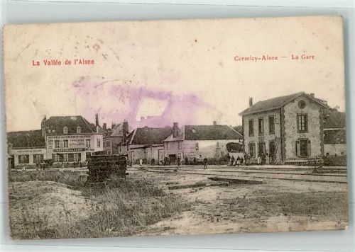 Cormicy 1915 Bahnhof Hotel du Gare