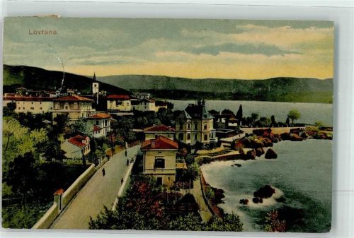 Lovrana 1910 Stempeldurchdruck