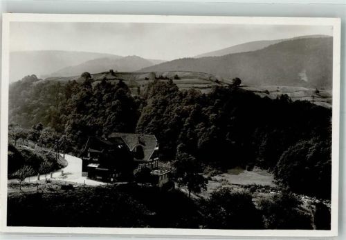 Gausbach Pension zur schönen Aussicht Foto AK