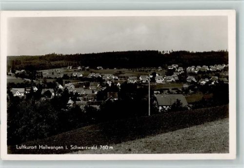 Hallwangen 1953 Vue generale - Hailwangen