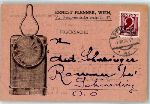 Wien Echte Goldbatterie Werbung Ernest Flenner