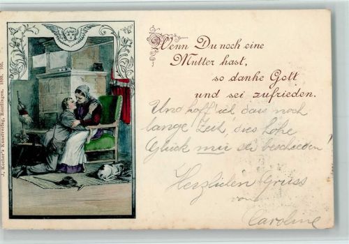1899 Wenn du noch eine Mutter hast AK