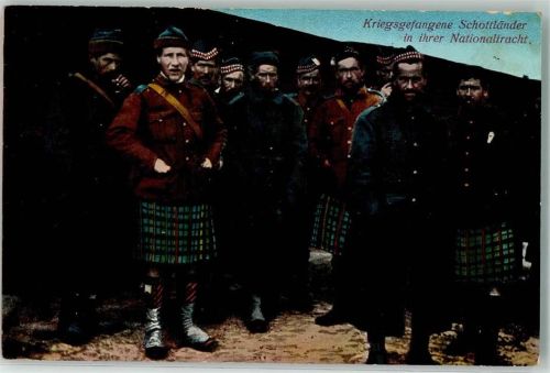 1915 WK I Schottländer in ihrer Nationaltracht