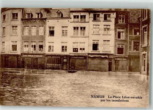 Namur Hochwasser Place Lilon
