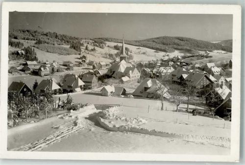 78136 W7745 Schonach im Schwarzwald FOTO KEINE AK Winter Ort lt. Fotograf