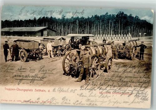Zeithain 1905 Kaserne Truppenübungsplatz Elektr.Scheibenzuganlage Schießstand