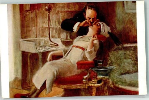 sign. A. Guillaume At the dentist Lapina Salon de Paris