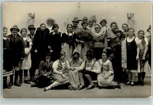 Theatergruppe Gruppenfoto Kostüme
