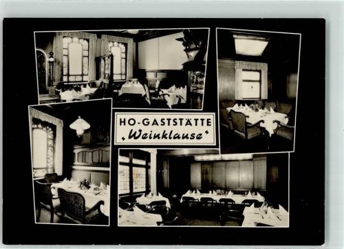 Schwerin HO Gasthaus Weinklause Gasträume