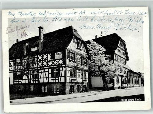 Oberkirch 1942 Hotel obere Linde