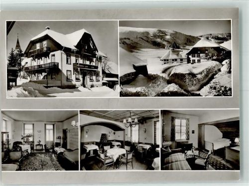 79868 W7828 Altglashütten , Schwarzw FOTO KEINE AK Gasthaus Haus zum Löwen Winter