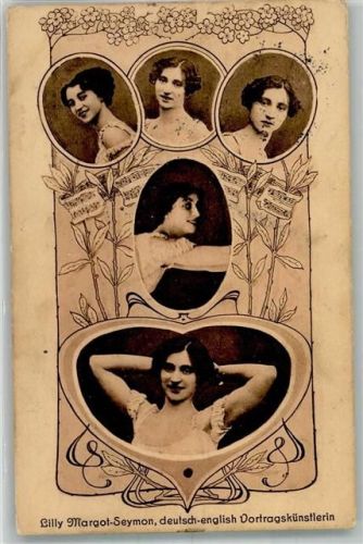 1914 Lilly Margot Seymon deutsch englische Vortragskünstlerin
