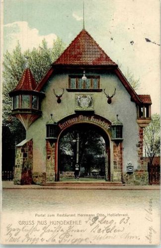 Hundekehle 1903 Gasthaus Otto