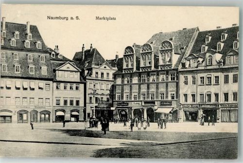 Naumburg 1911 Marktplatz