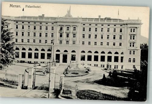 39012 Meran Merano Foto AK Palast- Hotel