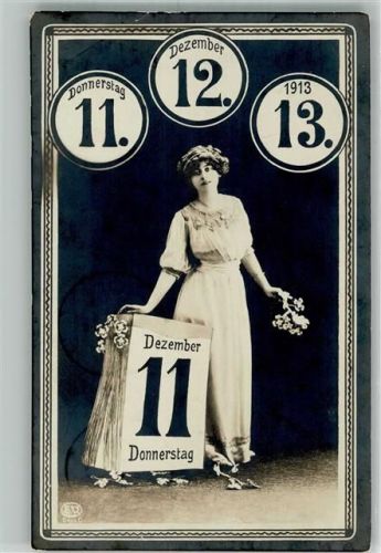 11.12.13 Frau S.V. Kalender 1913