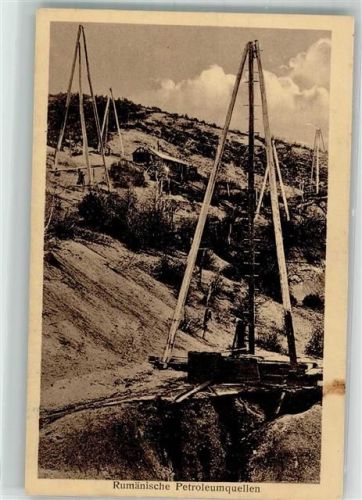 Rumänische Petroleumquellen Öl 1918