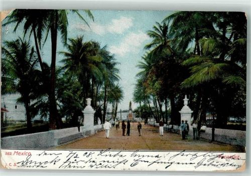 Veracruz 1908 Denkmal Straße
