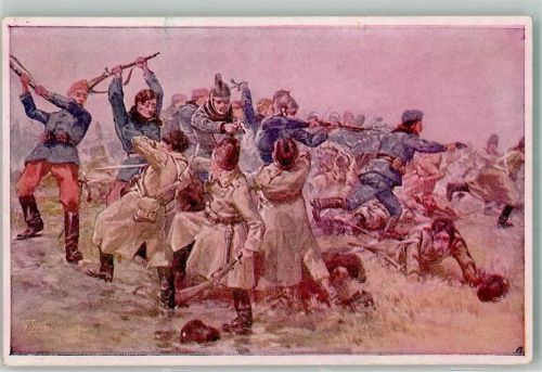 Nr. 348 Gefechte WK I Rittmeister Bastar , Komm. der 6. Eskadron des Dragonerregiments Erzherzog Albrecht