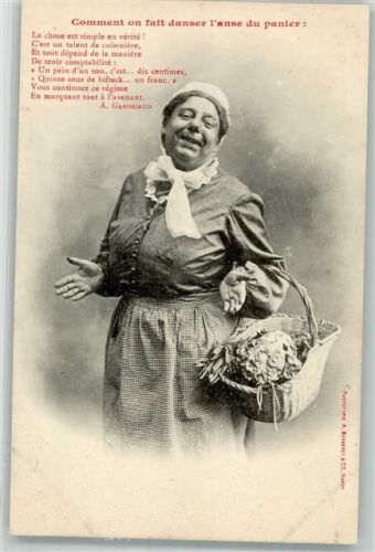 1900 Fotografier Bergeret Comment on fait danser I`anse du panier