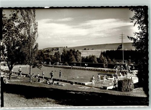 Trossingen Schwimmbad Ort handschriftlich