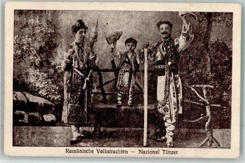 1917 Volkstracht National Tänzer