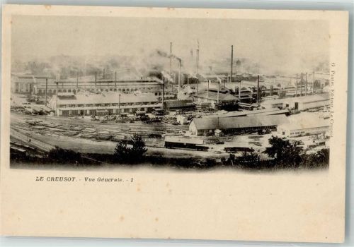 71200 Le Creusot Foto AK Fabrik