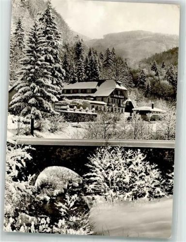 Todtnau 1968 Hotel Waldeck