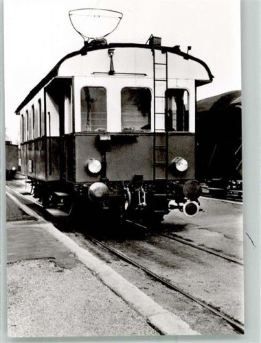Waldangelloch Elektrischer Triebwagen 41 der Nebenbahn Wiesloch-Schatthausen-Waldangelloch Fotograf Theodor Alt