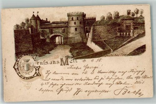 Metz 1898 Deutsches Tor