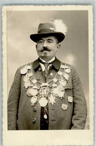 Schützenkönig Schützen Privatfoto AK