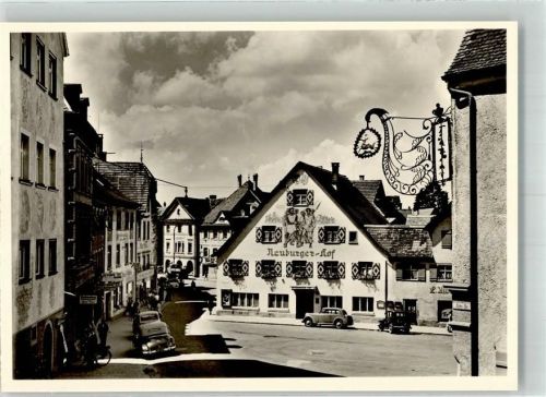 Weingarten sthaus Neuburger Hof Zunftzeichen Auto Oldtimer