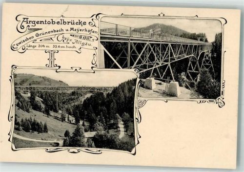 Grünenbach Argentobelbrüke