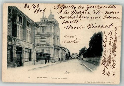 Neufchateau 1906 Avenue de la Gare