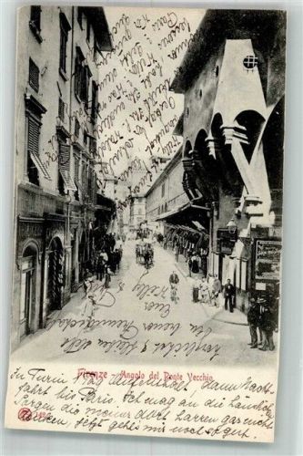 Firenze 1903 Angeolo del Ponte Vecchia Adelskorrespondenz