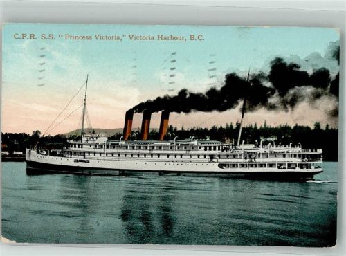 1909 Princess Victoria , Victoria Harbour Binnenschiff