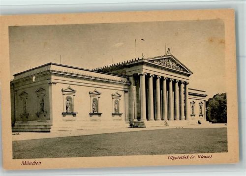 München Glyptothek, Architekt v. Klenze AK