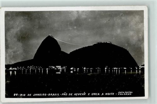 Pao de Acucar e urca a noite Nacht Zuckerhut