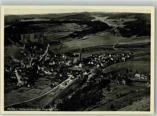 72419 W7458 Neufra , Hohenz - Fliegeraufnahme Neufra Dorfansicht