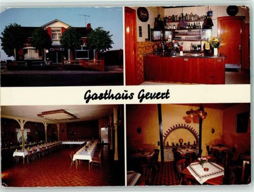 Hamwarde Gasthaus Gevert Inneanufnahmen Saal Theke Gastraum 4-Bildaufnahme