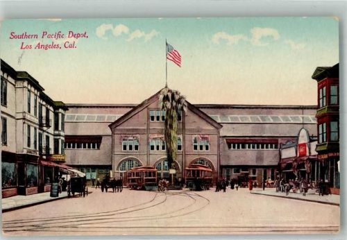 Los Angeles Bahnhof Straßenbahn Southern Pacific Depot